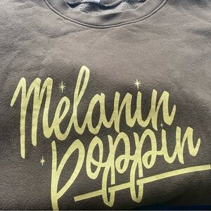 Melanin Poppin Graphic Sweatshirt